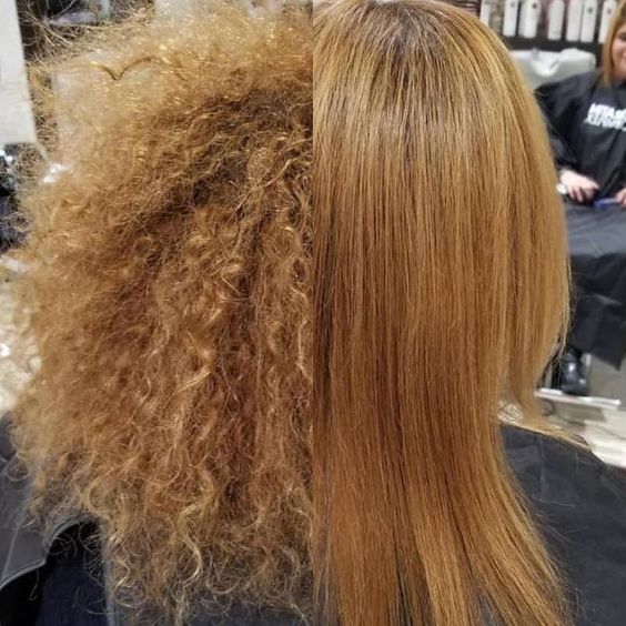 can i straighten my hair after keratin treatment