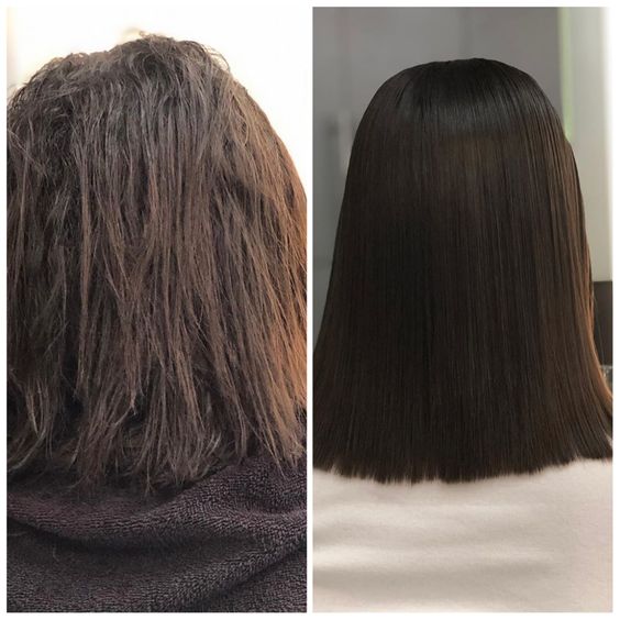 can i do permanent straightening after keratin treatment