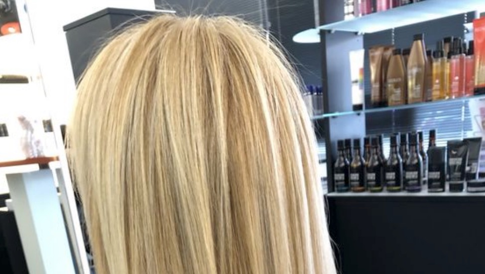keratin treatment blonde hair