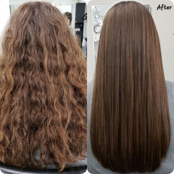 highlights after keratin treatment