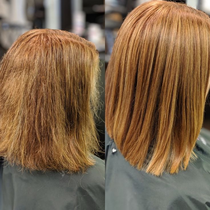 1 Month after Keratin Treatment