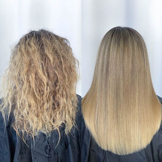 can i bleach my hair before keratin treatment