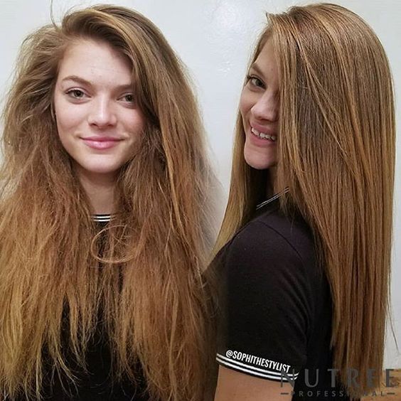 can i brush hair after keratin treatment